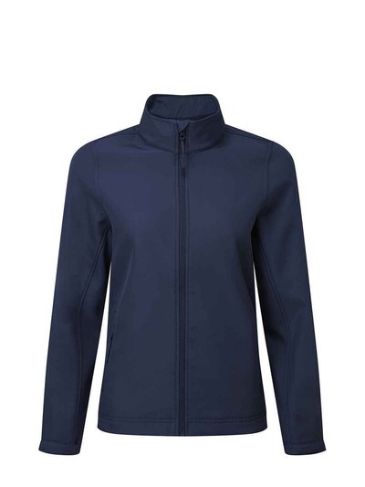 Premier Womens/Ladies Windchecker Soft Shell Jacket - Navy product