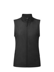 Womens/Ladies Windchecker Vest - Black