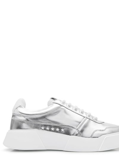Premium Basics Silver Lace Up Sneaker product