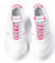 White/Pink Lace Up Sneaker