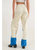 Color Blocked Long Pants In Ivory/Blue