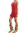 Shae Shaggy Dress In Red