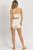 Terrycloth Crop And Shorts Set In Cream