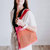 A Day In Santoria Tote Bag In Orange/pink - Orange/pink