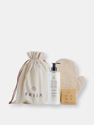 Body Toning Gift Box (Body Cream, Soap, Bath Glove)