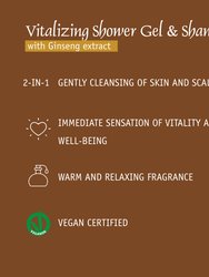 Vitalizing Shower Gel And Shampoo with Ginseng