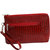 Cosmetic Bag French 75 Design - Red Croc