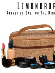 Cosmetics Bag Lemondrop Design - Cork