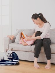 Cozy Dog Bed Blue Stripe