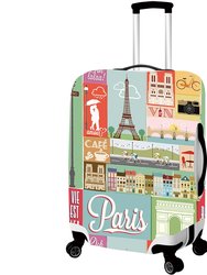 Decorative Luggage Cover - Paris