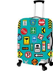 Decorative Luggage Cover - Sign