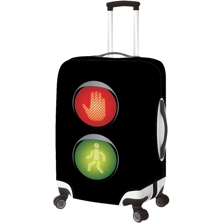 Decorative Luggage Cover - Stop n Go