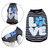 Love Design Dog Shirt - Navy Blue Stripe