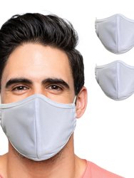 Reusable Plain Face Mask for Adults (2-pack) - White