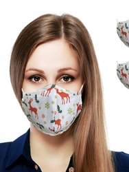 Reusable Plain Face Mask for Adults (2-pack)