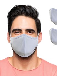 Reusable Plain Face Mask For Adults (5-pack)