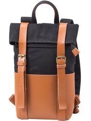 Two Bottle Wine Backpack Pinot Design - Black