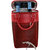 Two Bottle Wine Tote Palm Design - Red Croc