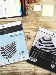 Two Layer Reusable Face Masks for Adults (2-pack)