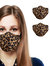 Two Layer Reusable Face Masks for Adults (2-pack) - Leopard