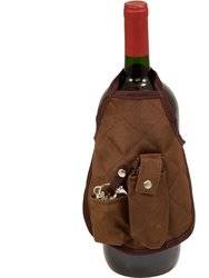 Wine Apron - Chocolate