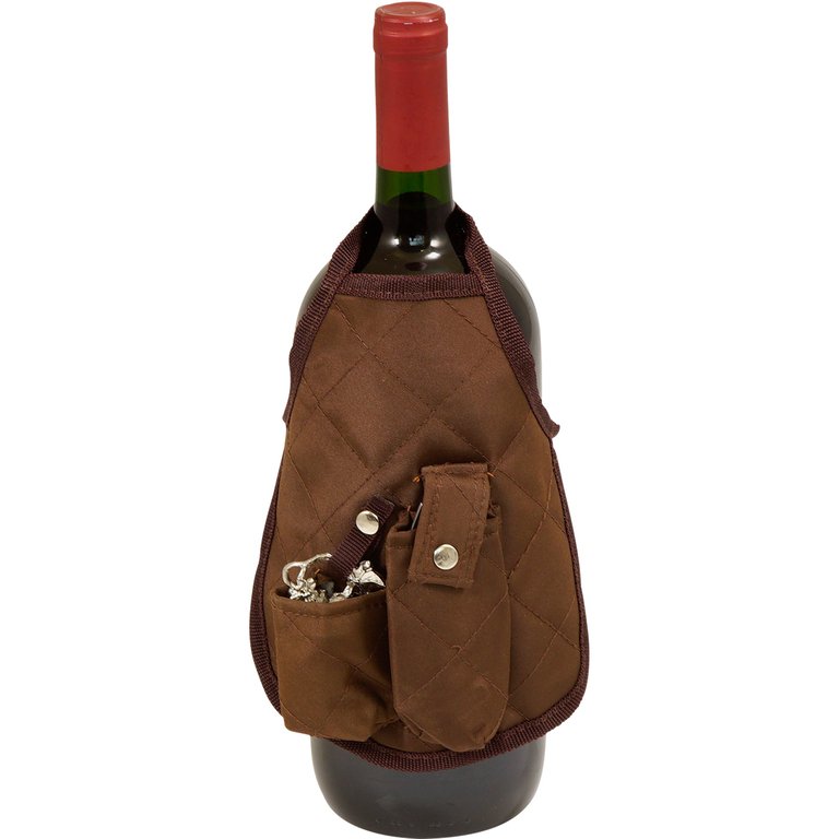 Wine Apron - Chocolate