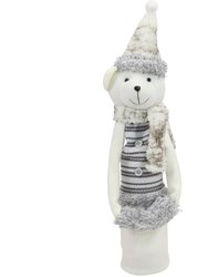 Wine Sock White Christmas Collection - Bear White