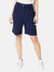 Principles Womens/Ladies Linen Tailored Shorts (Navy) - Navy