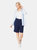 Principles Womens/Ladies Linen Tailored Shorts (Navy)