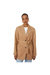 Womens/Ladies Belted Blazer - Camel