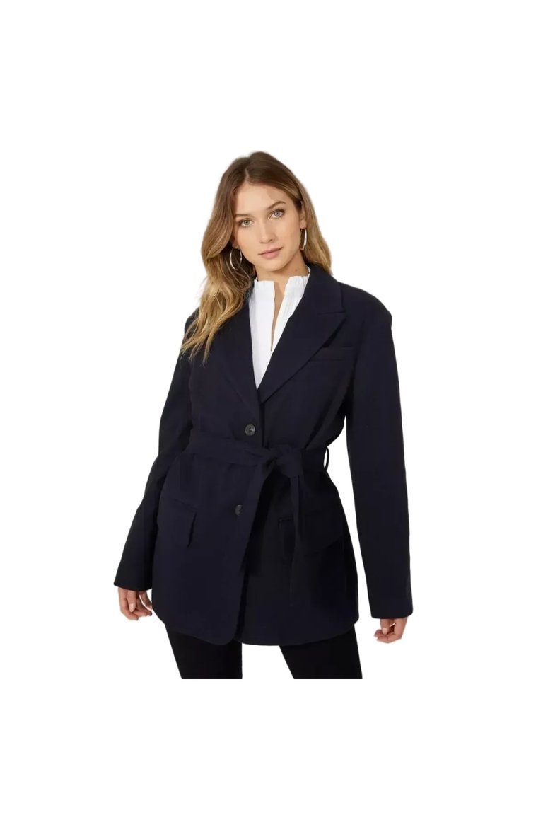 Womens/Ladies Belted Blazer