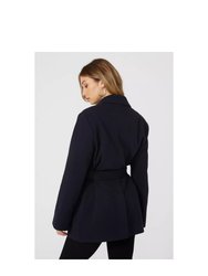 Womens/Ladies Belted Blazer