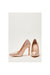 Womens/Ladies Cara Pointed Court Shoes - Rose Gold