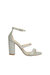 Womens/Ladies Evie Block Heel Sandals - Silver - Silver