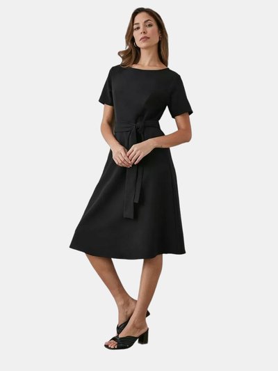 Principles Womens/Ladies Fit And Flare Belted Dress - Black product
