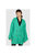 Womens/Ladies Herringbone Coat - Green - Green