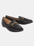 Womens/Ladies Lottie Snaffle Loafers - Black - Black