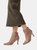 Womens/Ladies Ophelia Stiletto Heel Ankle Boots - Taupe