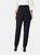 Womens/Ladies Paperbag High Waist Pants - Navy