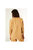 Womens/Ladies Ruched Tailored Blazer - Camel