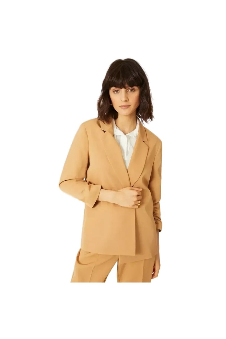 Camel best sale blazer ladies