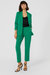 Womens/Ladies Tailored Ankle Grazer Trousers - Green - Green