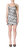 Cowl Neck Mini Dress In Dalmatian - Dalmatian