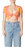 Terry Jacquard Crop Top In Pink Lemonade - Pink Lemonade