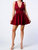 Mini Dress - Burgundy