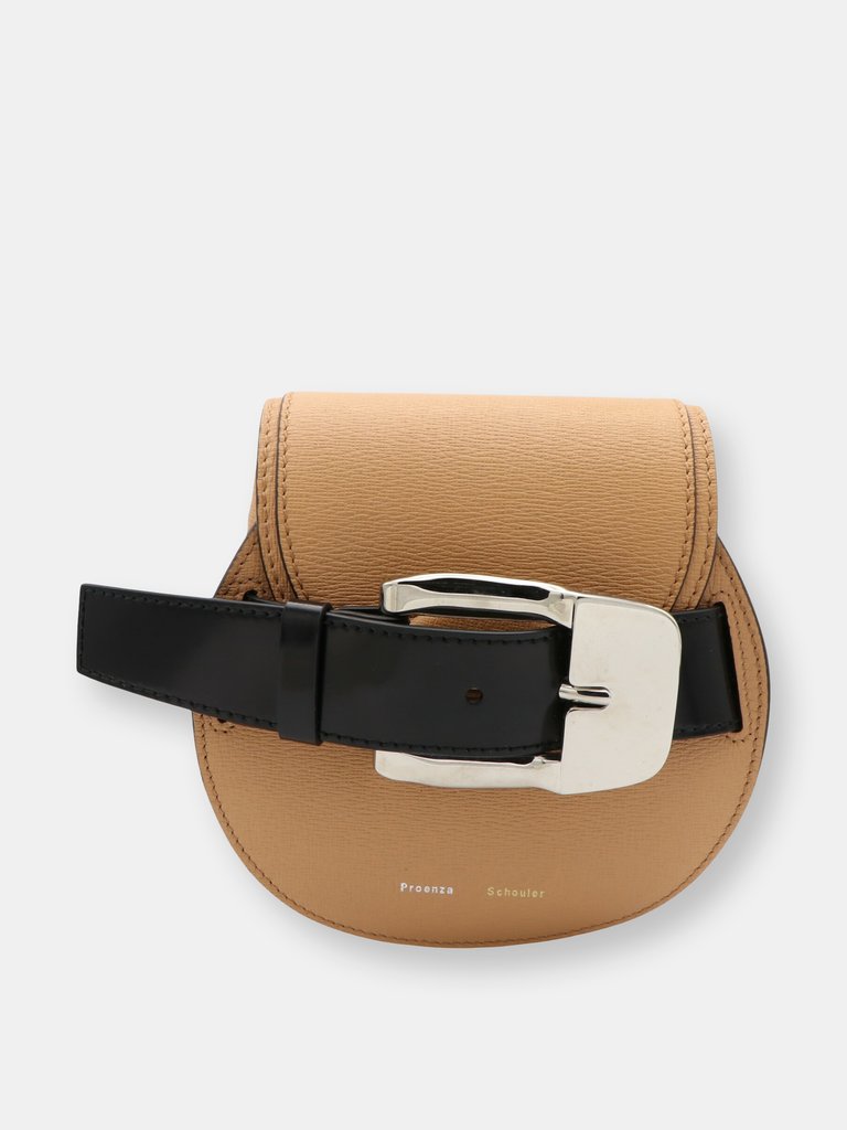 Proenza Schouler Shoulder Mini Crossbody Leather Cross Body Bag - Tan