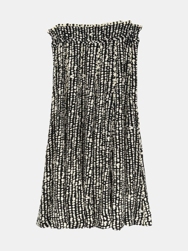 Proenza Schouler Women's 23051 Georgette pleated skirt Dress  - Black