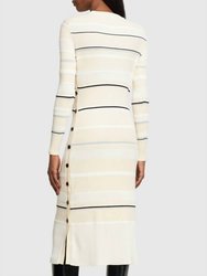 Rachel Textured Stripe Knit Dress