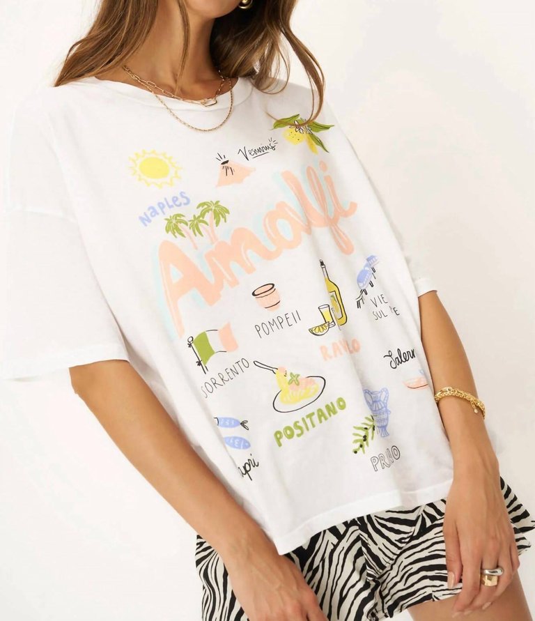 Amalfi Perfect Bf Tee In White