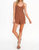 Best Coast Rib Romper In Desert Terra - Desert Terra